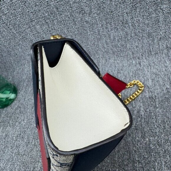 GUCCI Padlock Canvas Shoulder Bag 429-102125 - Picture 5 of 16